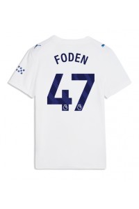 Manchester City Phil Foden #47 Fotballdrakt Tredje Klær Dame 2026-27 Korte ermer